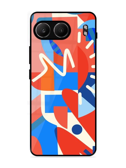 Abstract Harmony Glossy Soft Edge Case for Oneplus Nord 4 (5G)