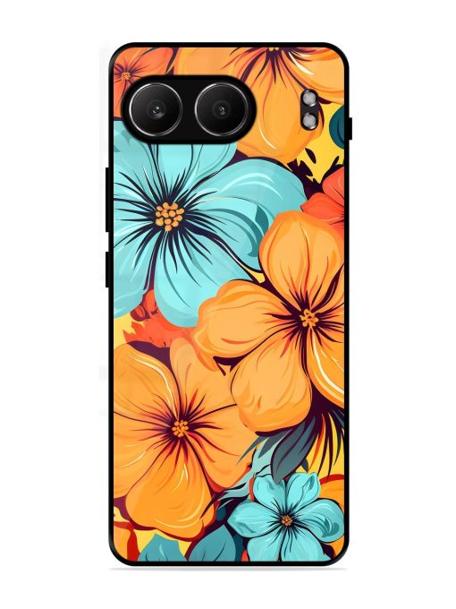 Tropical Bloom Glossy Soft Edge Case for Oneplus Nord 4 (5G)