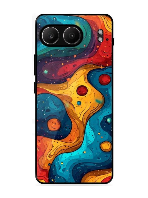 Cosmic Swirl Glossy Soft Edge Case for Oneplus Nord 4 (5G)