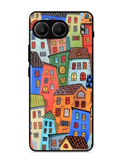 Rainbow House Glossy Soft Edge Case for Oneplus Nord 4 (5G)