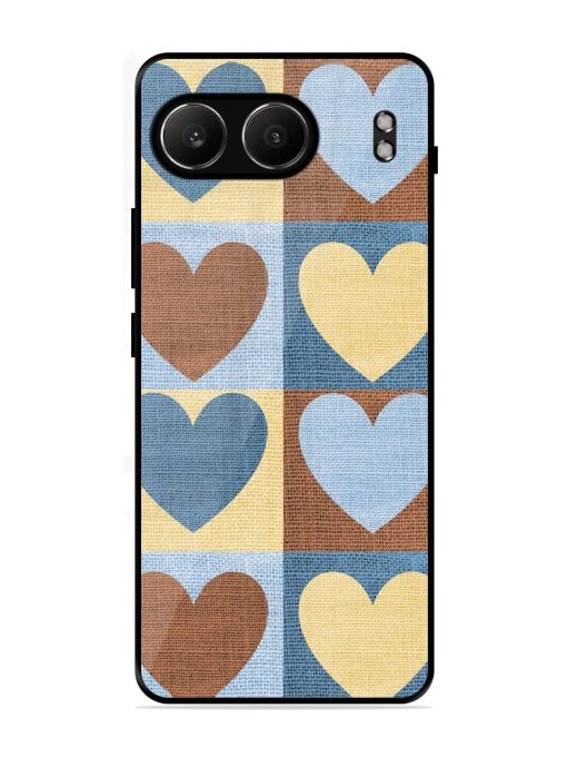 Hearts On Canvas Glossy Soft Edge Case for Oneplus Nord 4 (5G)