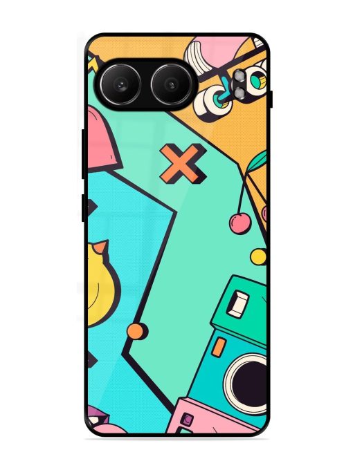 Retro Remix Glossy Soft Edge Case for Oneplus Nord 4 (5G)