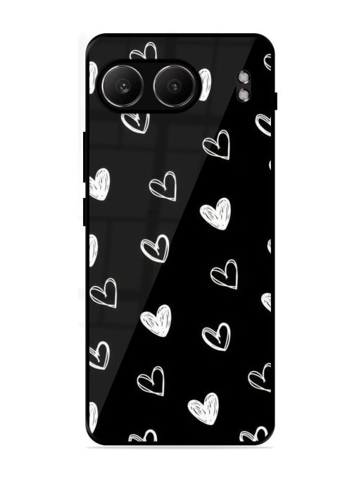 Scattered Hearts Glossy Soft Edge Case for Oneplus Nord 4 (5G)