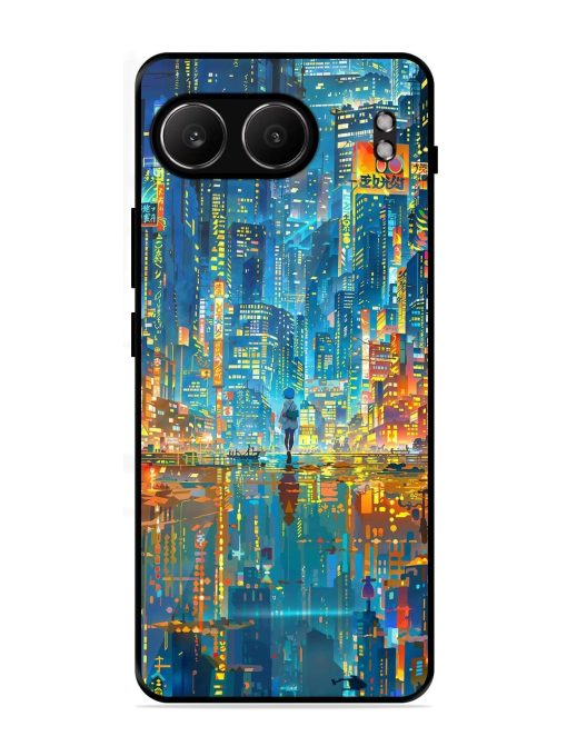 Neon Metropolis Glossy Soft Edge Case for Oneplus Nord 4 (5G)