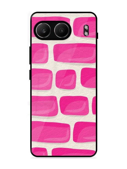 Pink Brick Wall Glossy Soft Edge Case for Oneplus Nord 4 (5G)