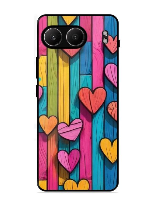 Rainbow Of Hearts Glossy Soft Edge Case for Oneplus Nord 4 (5G)