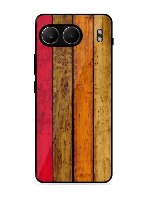 Colorful Woodgrain Glossy Soft Edge Case for Oneplus Nord 4 (5G)