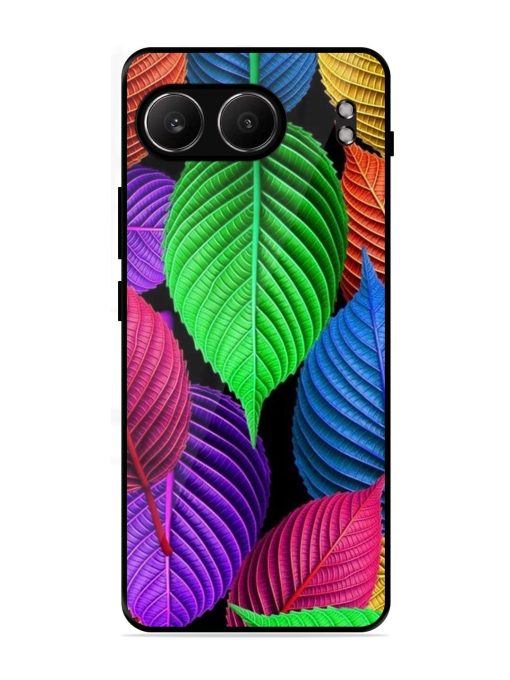 Rainbow Leaf Symphony Glossy Soft Edge Case for Oneplus Nord 4 (5G)