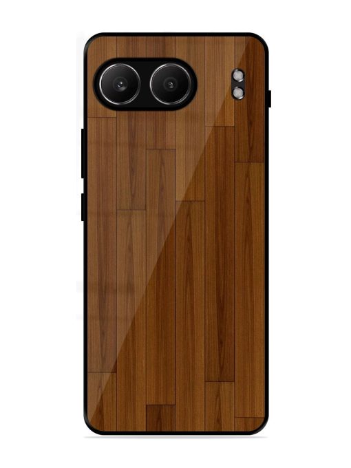 Warm Woodgrain Glossy Soft Edge Case for Oneplus Nord 4 (5G)