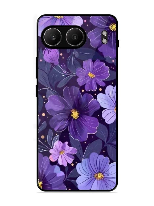 Purple Paradise Glossy Soft Edge Case for Oneplus Nord 4 (5G)