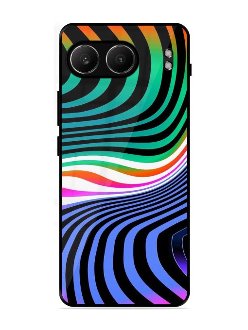 Psychedelic Waves Glossy Soft Edge Case for Oneplus Nord 4 (5G)