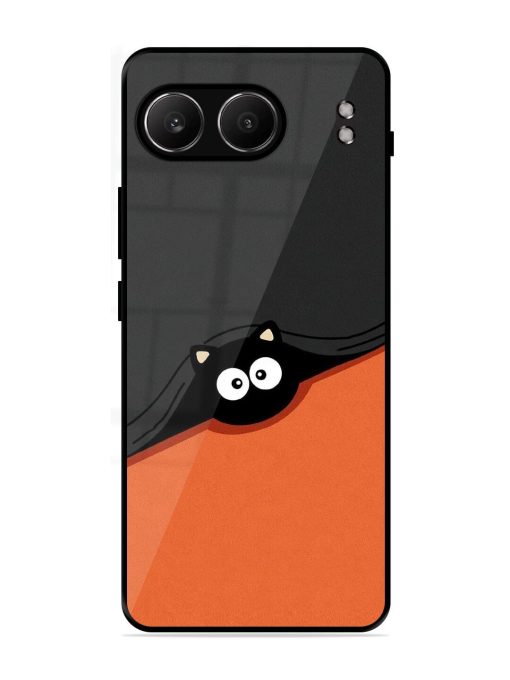 Peek-A-Boo Kitty Glossy Soft Edge Case for Oneplus Nord 4 (5G)