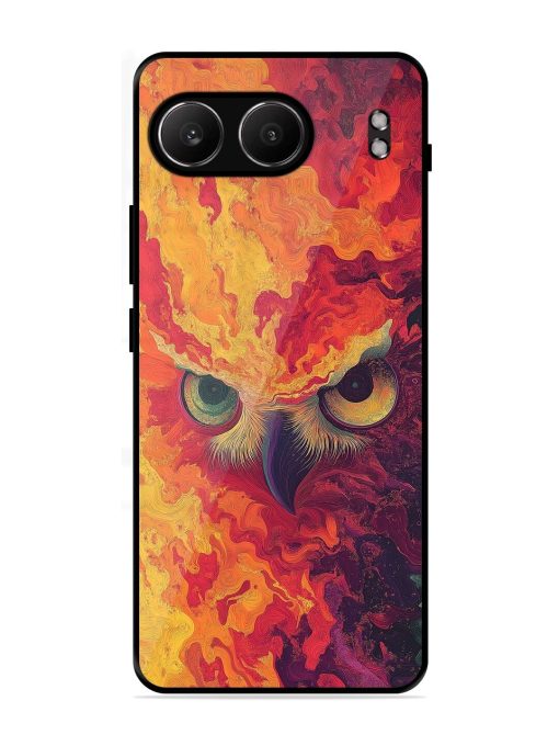 Fiery Owl Glossy Soft Edge Case for Oneplus Nord 4 (5G)