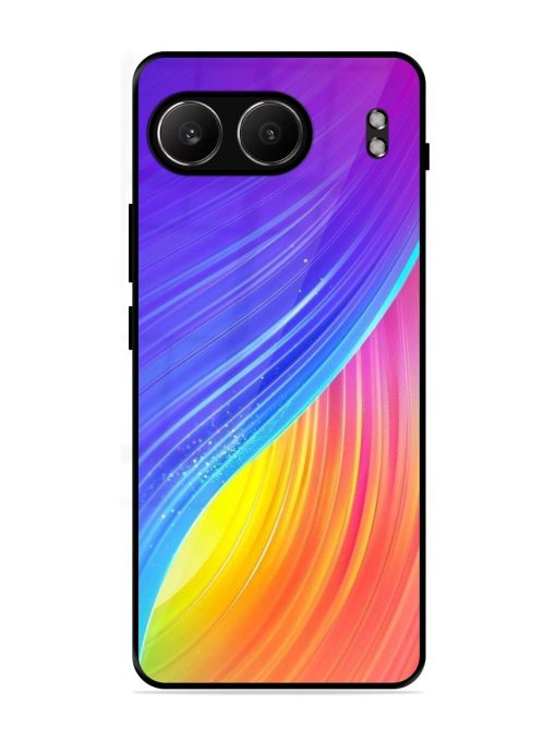 Neon Swirl Glossy Soft Edge Case for Oneplus Nord 4 (5G)