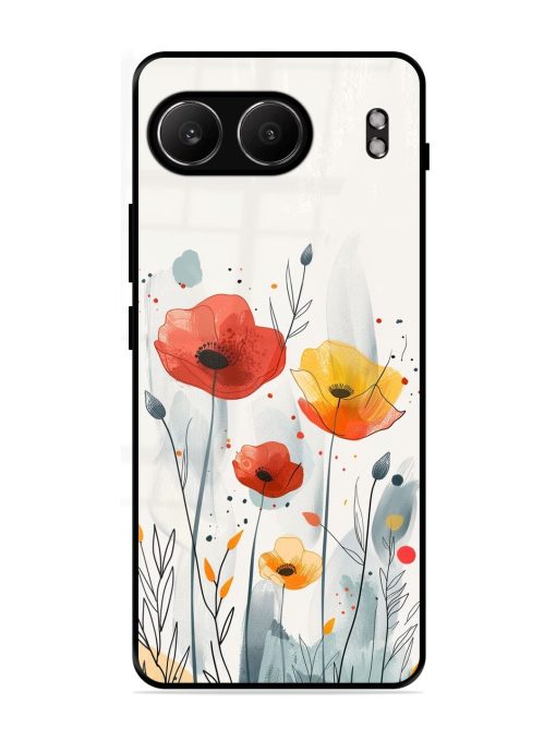 Poppy Fields Glossy Soft Edge Case for Oneplus Nord 4 (5G)