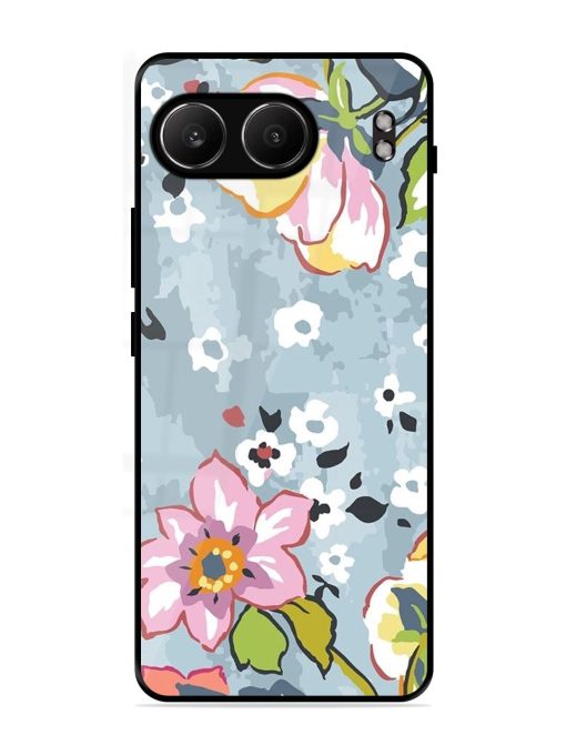 Floral Fantasy Glossy Soft Edge Case for Oneplus Nord 4 (5G)