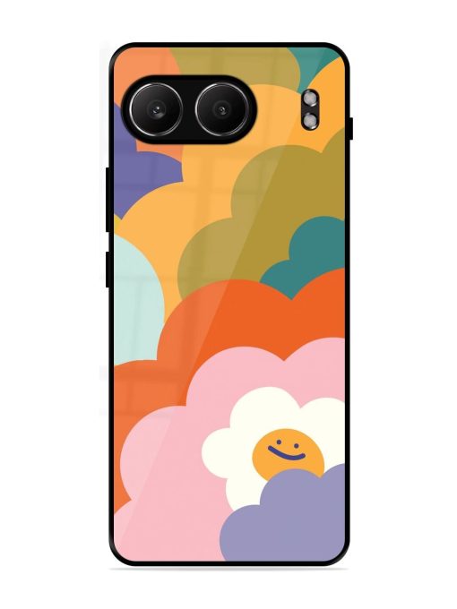 Happy Flower Power Glossy Soft Edge Case for Oneplus Nord 4 (5G)