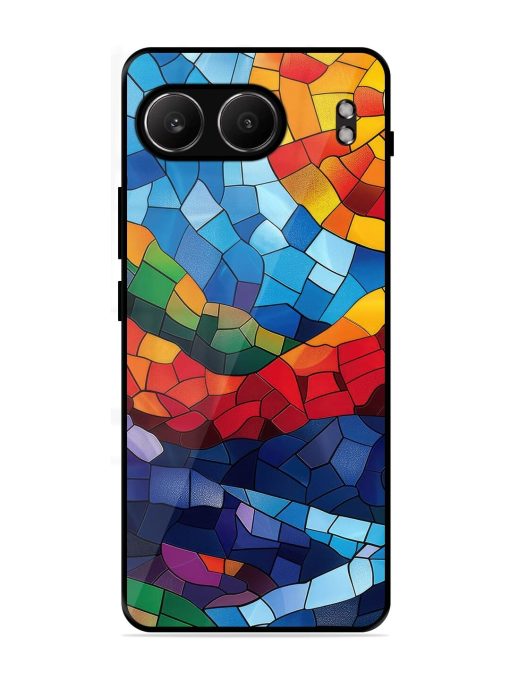 Mosaic Sunset Glossy Soft Edge Case for Oneplus Nord 4 (5G)