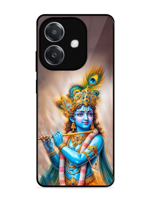 Divine Krishna Glossy Soft Edge Case for Oppo A3X (5G)