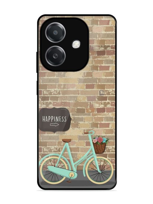 Pedaling Towards Happiness Glossy Soft Edge Case for Oppo A3X (5G)