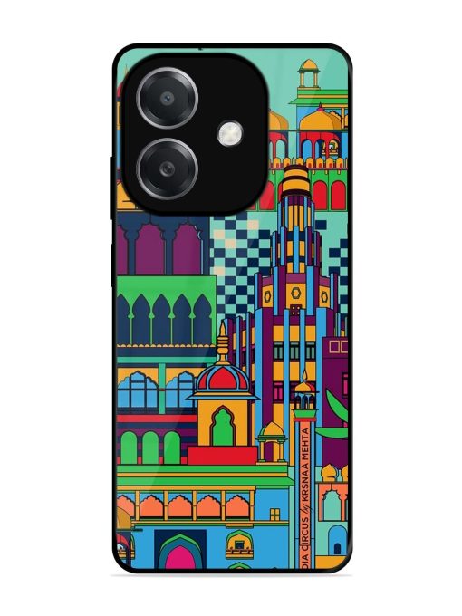 Indian Tapestry Glossy Soft Edge Case for Oppo A3X (5G)