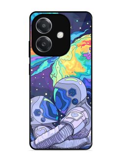 Cosmic Love Glossy Soft Edge Case for Oppo A3X (5G)