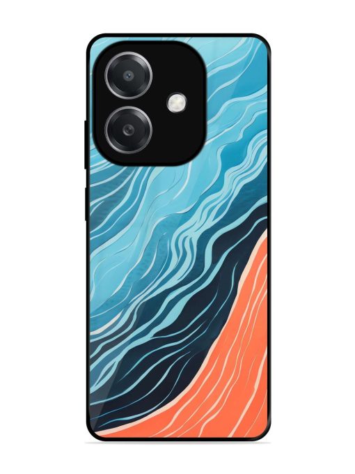 Oceanic Divide Glossy Soft Edge Case for Oppo A3X (5G)