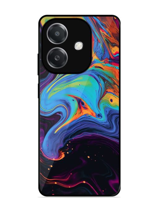 Liquid Dreamscape Glossy Soft Edge Case for Oppo A3X (5G)