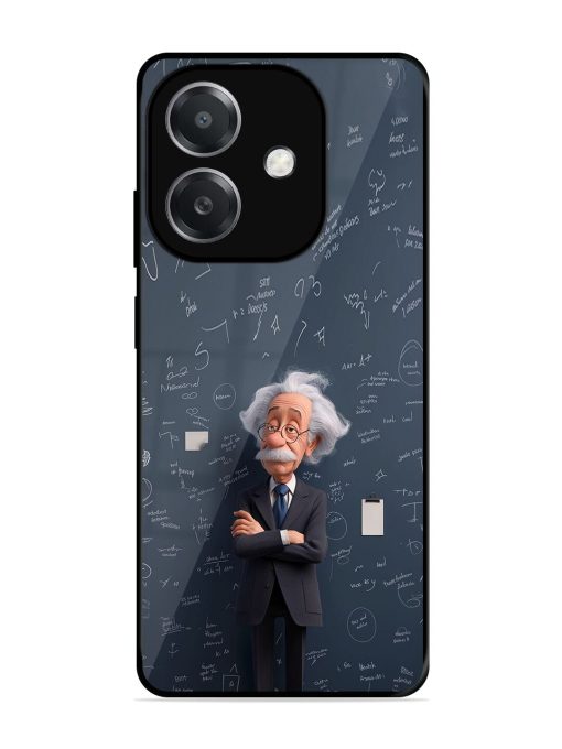 Albert Einstein Glossy Soft Edge Case for Oppo A3X (5G)