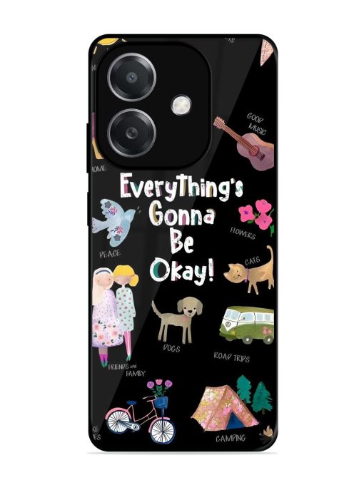 Everything'S Gonna Be Okay Glossy Soft Edge Case for Oppo A3X (5G)