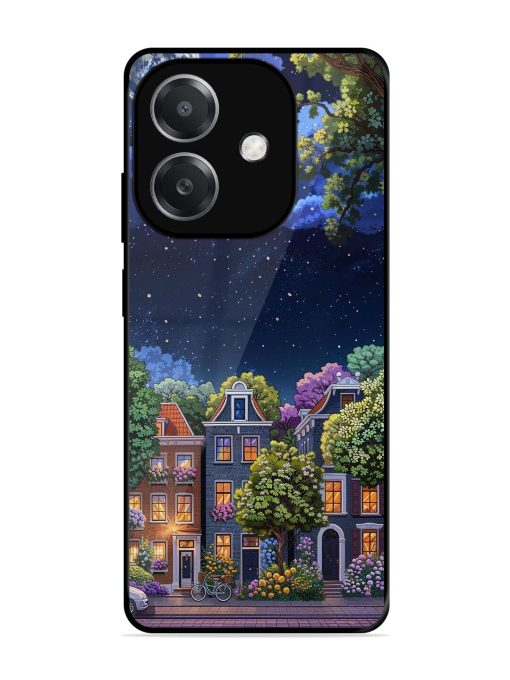 Moonlit Streets Glossy Soft Edge Case for Oppo A3X (5G)