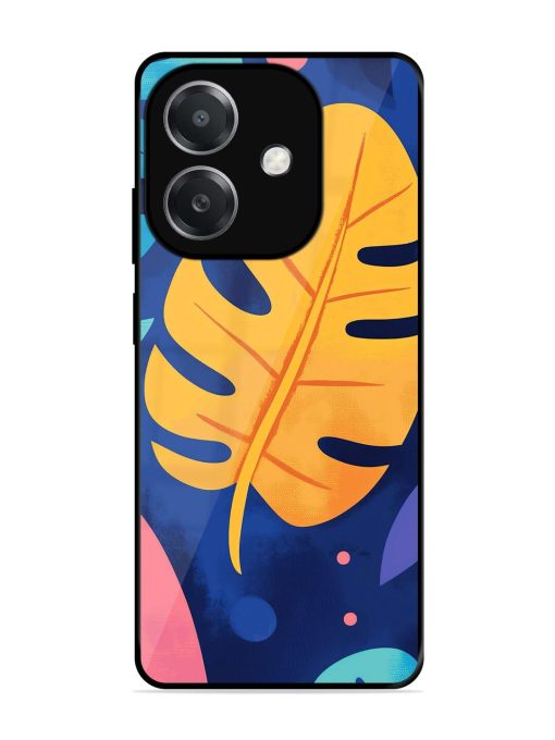 Tropical Tapestry Glossy Soft Edge Case for Oppo A3X (5G)