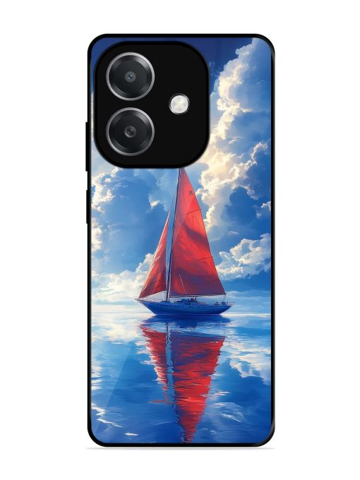 Crimson Sails Glossy Soft Edge Case for Oppo A3X (5G)