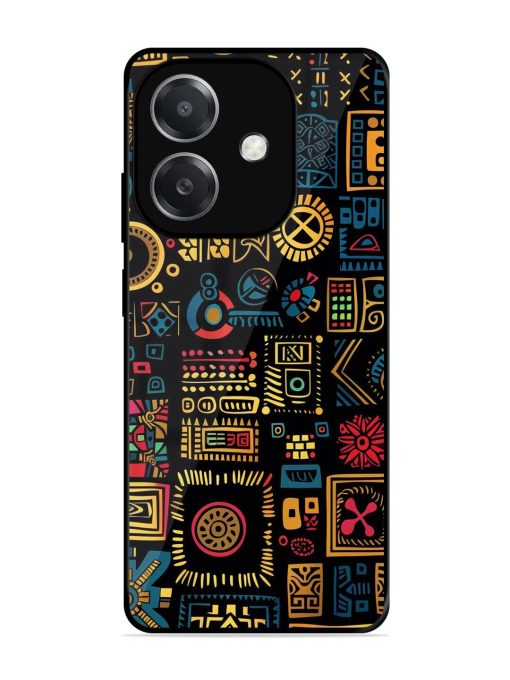 Tribal Tapestry Glossy Soft Edge Case for Oppo A3X (5G)