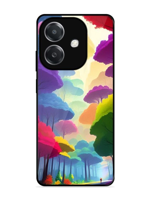 Rainbow Road Glossy Soft Edge Case for Oppo A3X (5G)