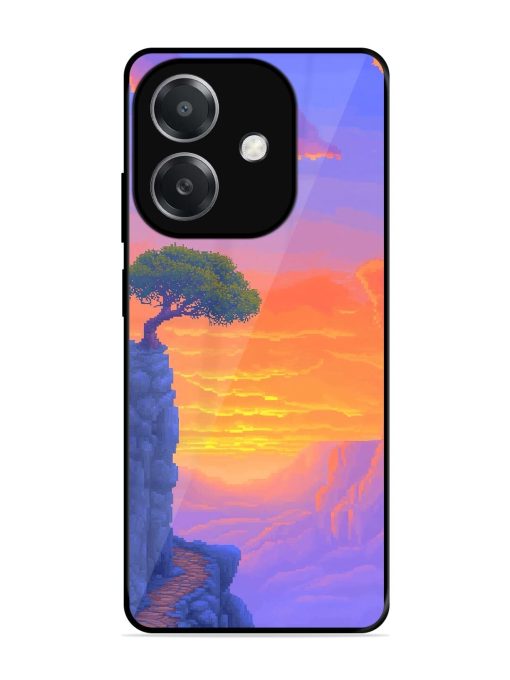 Cliffside Solitude Glossy Soft Edge Case for Oppo A3X (5G)