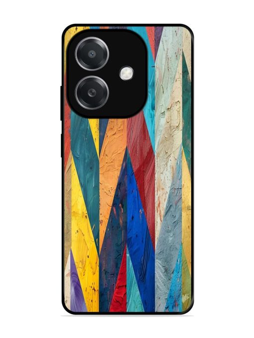 Abstract Tapestry Glossy Soft Edge Case for Oppo A3X (5G)
