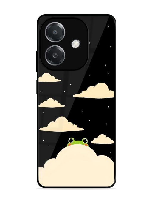 Froggy Night Sky Glossy Soft Edge Case for Oppo A3X (5G)