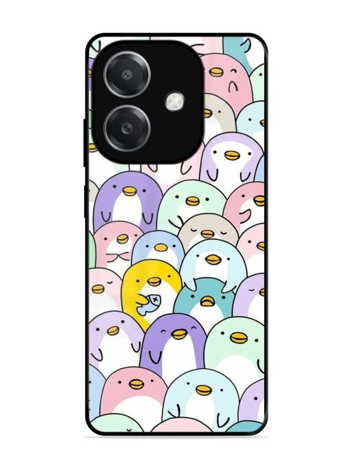 Penguin Party Glossy Soft Edge Case for Oppo A3X (5G)