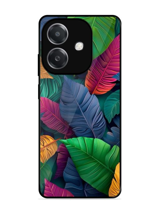 Tropical Tapestry Glossy Soft Edge Case for Oppo A3X (5G)