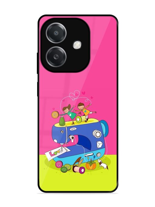 Sew Cute Glossy Soft Edge Case for Oppo A3X (5G)