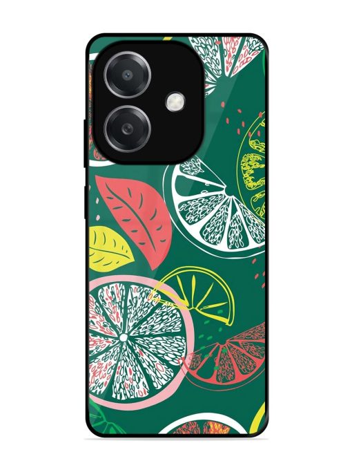 Citrus Symphony Glossy Soft Edge Case for Oppo A3X (5G)