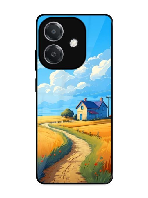 Countryside Cottage Glossy Soft Edge Case for Oppo A3X (5G)