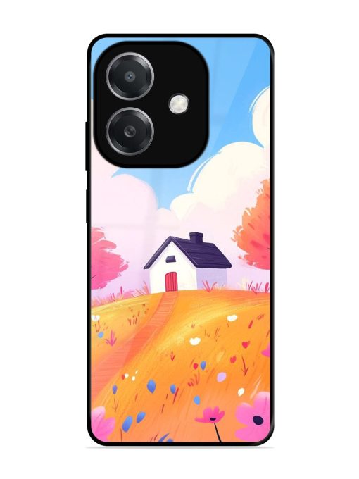 Hilltop Haven Glossy Soft Edge Case for Oppo A3X (5G)