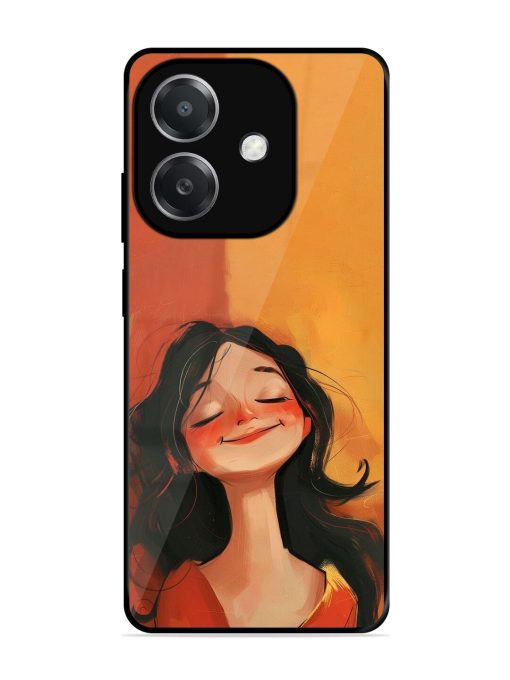 Neon Girl Glossy Soft Edge Case for Oppo A3X (5G)