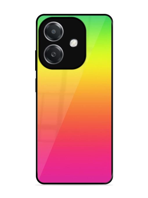 Rainbow Gradient Glossy Soft Edge Case for Oppo A3X (5G)