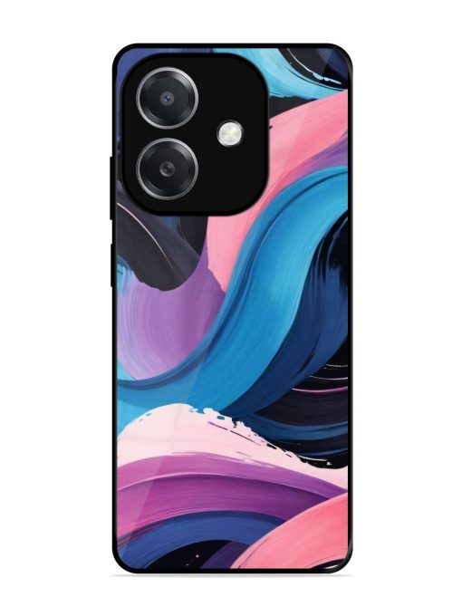 Whimsical Waves Glossy Soft Edge Case for Oppo A3X (5G)