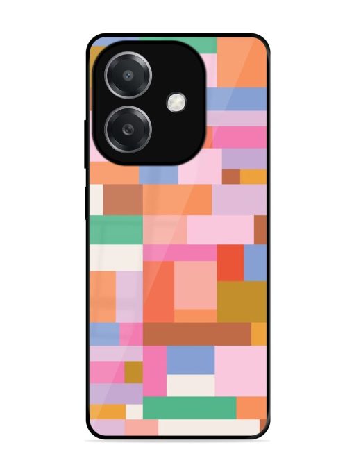 Colorful Chaos Glossy Soft Edge Case for Oppo A3X (5G)