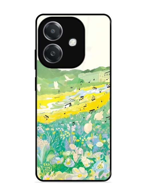 Melody In Bloom Glossy Soft Edge Case for Oppo A3X (5G)
