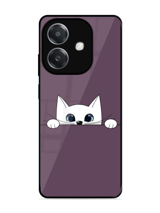 Peek-A-Boo Kitty Glossy Soft Edge Case for Oppo A3X (5G)